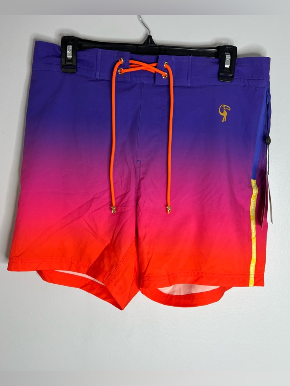 Tucann v2 Swim Trunks Mens Large Faded Crimson NWT
